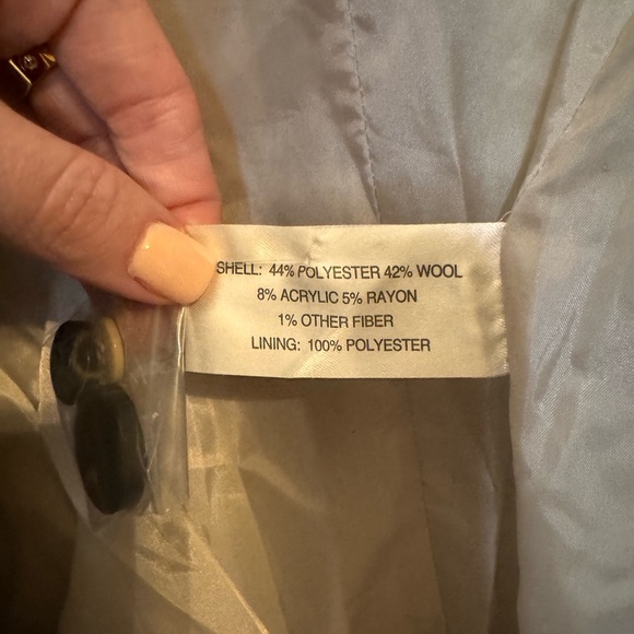 NWT Gallery Wool-Blend Women's Walker Coat - Picture 4 of 9